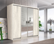 Шафа-купе Braun, Top 4, 2100*2380*600, Дуб крафт білий, Дуб крафт білий, Дуб крафт білий
