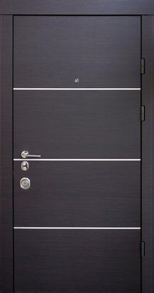 Вхідні двері Qdoors Авангард Горизонт AL білий, 2050*850, Праве