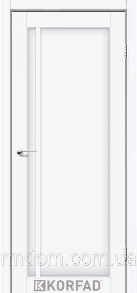 Міжкімнатні двері Korfad Oristano-05, Білий перламутр, Білий перламутр