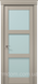Міжкімнатні двері Папа Карло Millenium ML 07, Дуб кремовий, Сатин білий, Дуб кремовий