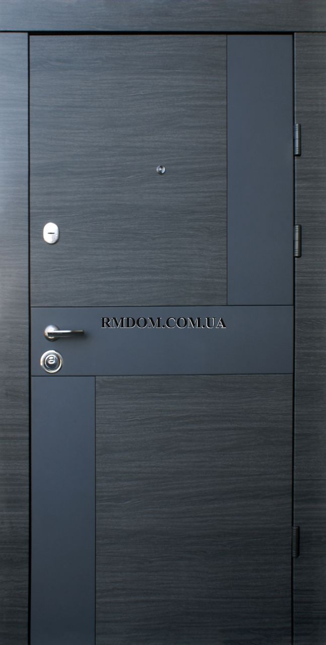 Вхідні двері Qdoors серія Преміум модель Стиль-М, 2050*850, Праве