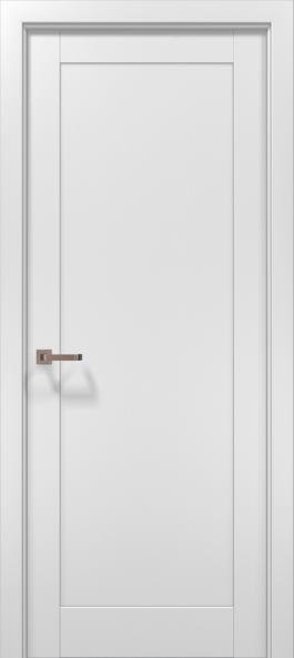 Міжкімнатні двері Папа Карло колекція Optima модель O-03, Сніжнобілий