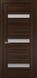 Міжкімнатні двері Папа Карло модель Trend 19, Ясен шоколадний, Сатин білий, Ясен шоколадний