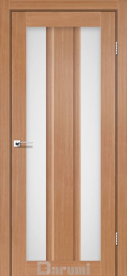 Міжкімнатні двері Darumi модель Selesta, Дуб натуральний, Сатин білий, У колір полотна, Дуб натуральний
