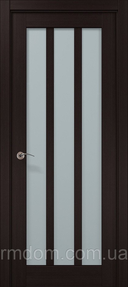 Міжкімнатні двері Папа Карло Millenium ML 26, Венге, Сатин білий, Венге