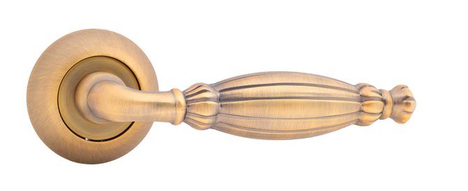 Дверна ручка Safita Альва 219 R14, Антична бронза, У колір ручки