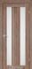 Міжкімнатні двері Darumi модель Selesta, Горіх бургун, Сатин білий, У колір полотна, Горіх бургун