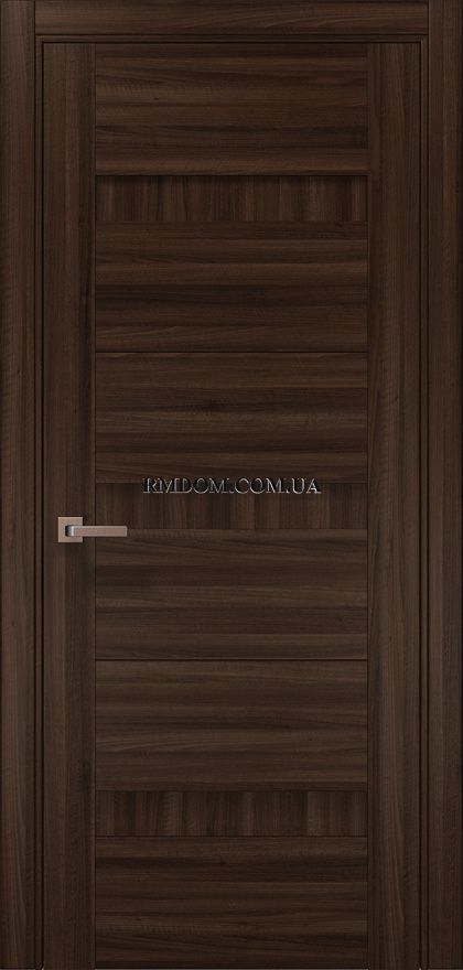 Міжкімнатні двері Папа Карло модель Trend 20, Ясен шоколадний, Без скла, Ясен шоколадний