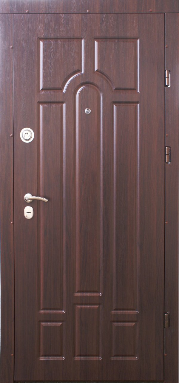 Вхідні двері Форт серія Тріо модель Класик, 2050*860, Праве