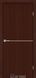Міжкімнатні двері Darumi модель Plato Line PTL-03, Венге панга, Чорний, У колір полотна, Венге панга
