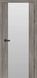 Міжкімнатні двері Брама модель 17.3, Акація сіра, Триплекс білий, Акація сіра