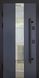 Вхідні двері Abwehr серія Cottage модель Ufo 496 black, 2050*860, Ліве