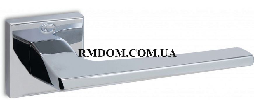 Дверна ручка Convex модель 1495, Полірований хром, У колір ручки