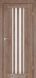 Міжкімнатні двері Darumi модель Prime, Горіх бургун, Сатин білий, У колір полотна, Горіх бургун
