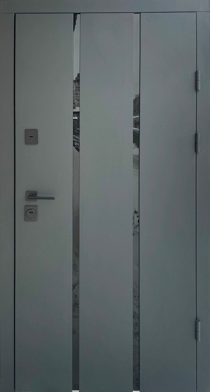 Вхідні двері Qdoors серія Стріт модель Піано, 2050*850, Праве