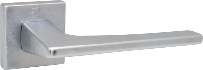 Дверна ручка Convex модель 1495, Матовий хром, У колір ручки