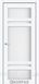 Міжкімнатні двері Korfad модель Tivoli TV-06, Білий перламутр, Сатин білий, Білий перламутр