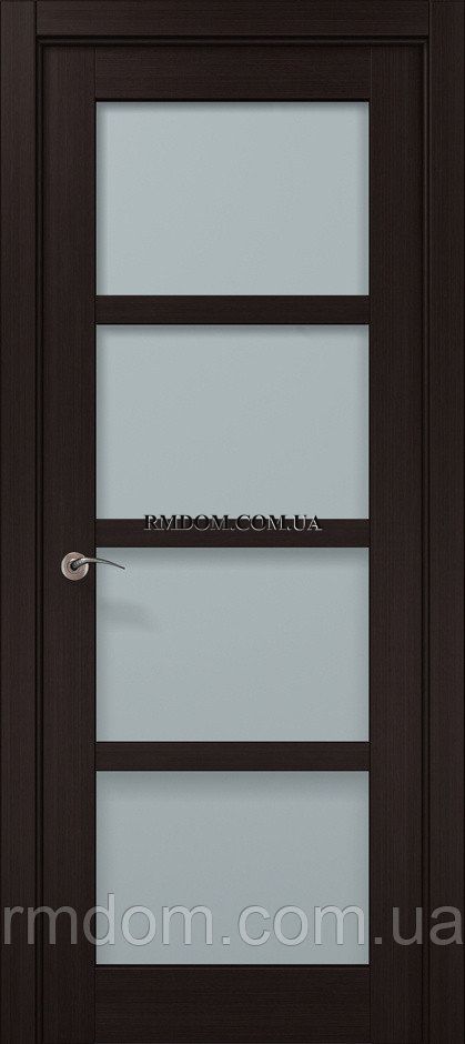 Міжкімнатні двері Папа Карло Millenium ML 32, Венге, Сатин білий, Венге