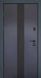 Вхідні двері Abwehr серія Bionica 2 модель Olimpia LP-3 без скла, 2050*960, Ліве