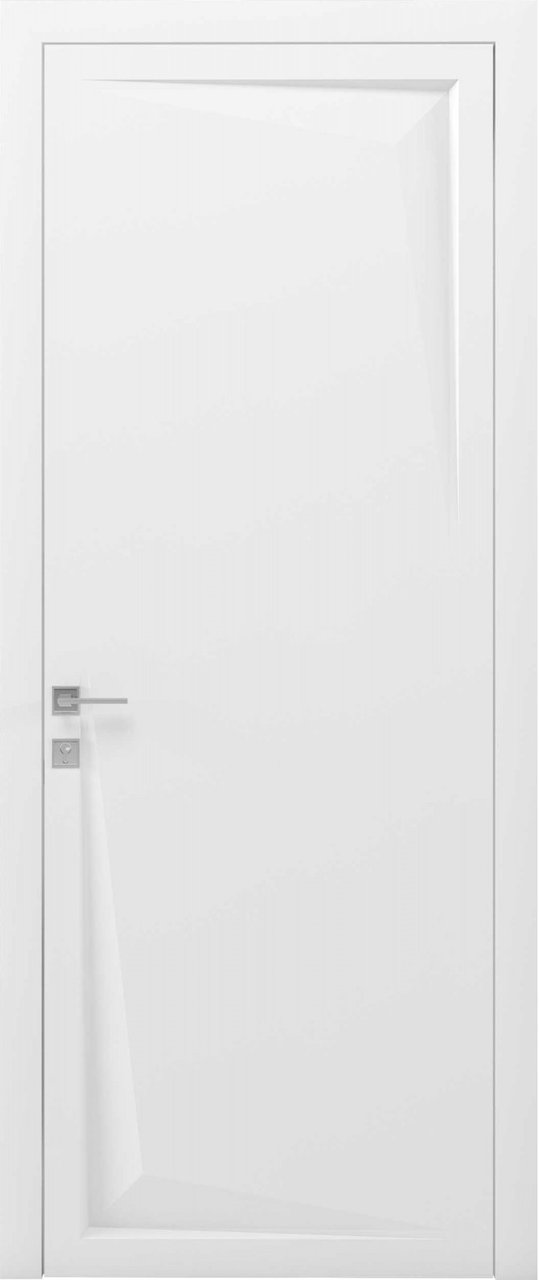 Міжкімнатні двері Rodos колекція Loft модель Nikoletta, Білий матовий, Без скла