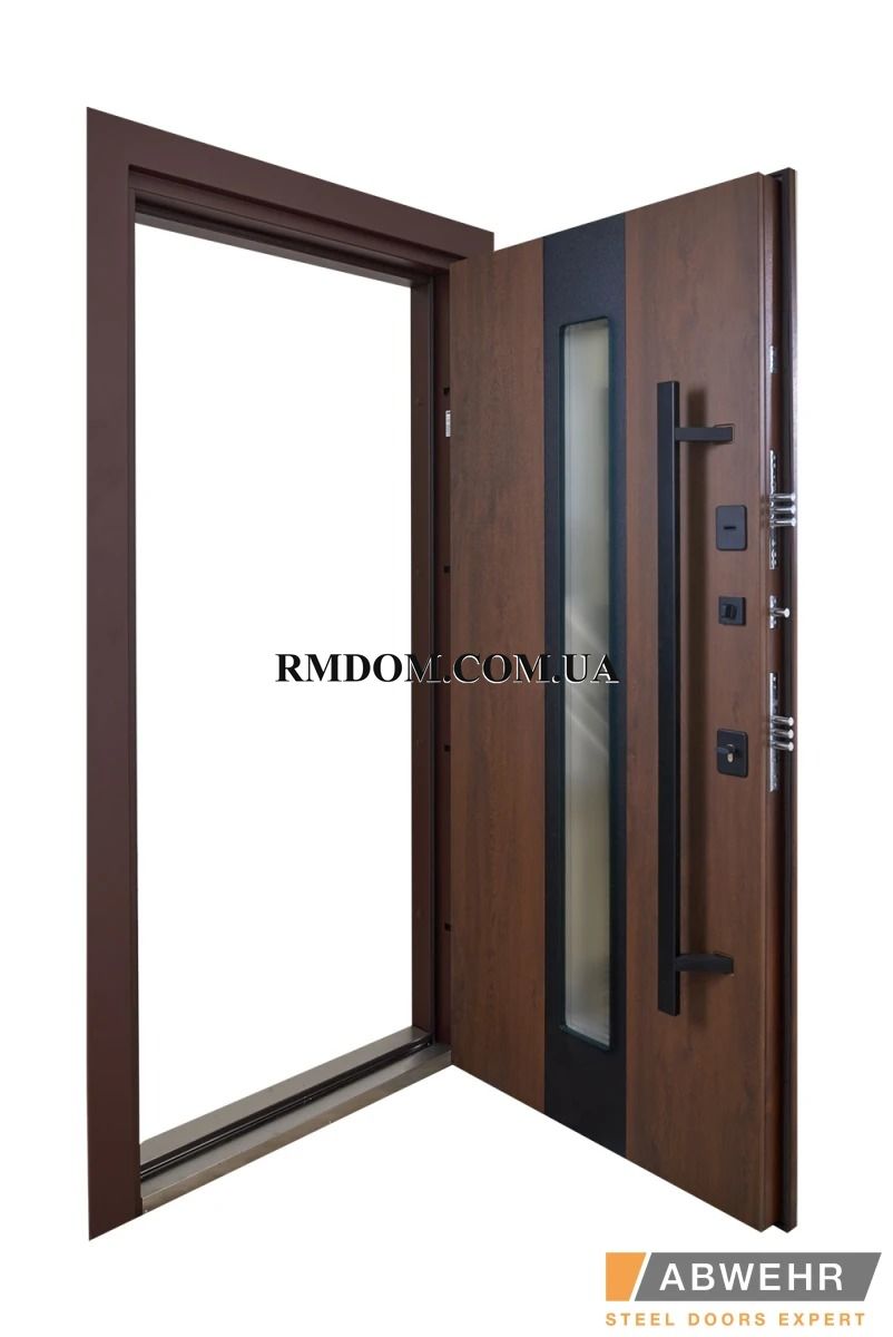 Вхідні двері Abwehr серія Bionica 2 модель Queen Lampre LP-5, 2050*860, Праве