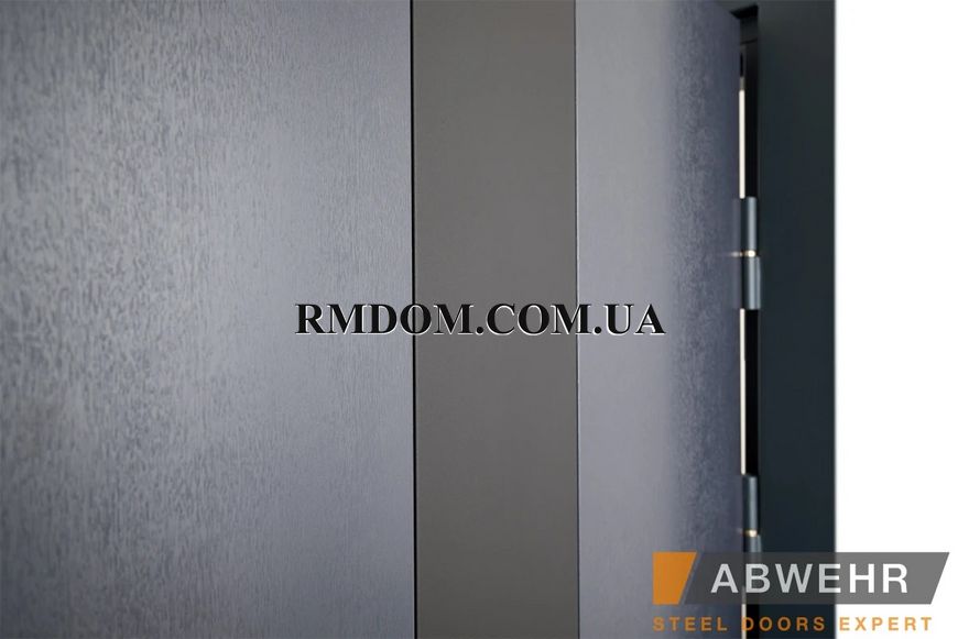Вхідні двері Abwehr серія Bionica 2 модель Olimpia LP-3 без скла, 2050*960, Праве