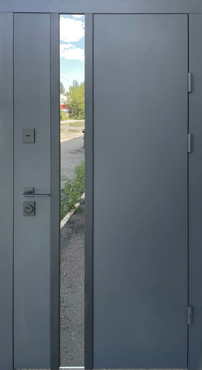 Вхідні двері Qdoors серія Стріт модель Норд, 2050*850, Праве