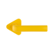 Дверна ручка МВМ модель S-1105, Жовтий, У колір ручки