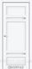 Міжкімнатні двері Korfad колекція Tivoli модель TV-03, Білий перламутр, Сатин білий, Білий перламутр