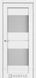 Міжкімнатні двері Korfad модель Parma PM-01, Ясен білий, Сатин білий, Ясен білий