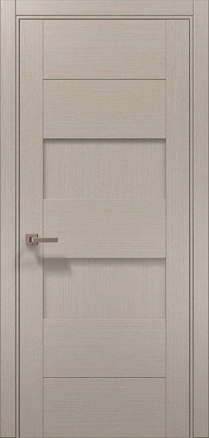 Міжкімнатні двері Папа Карло модель Trend 11, Дуб кремовий, Без скла