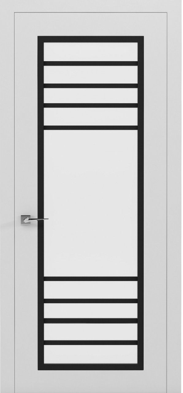 Міжкімнатні двері Rodos колекція Loft модель Porto 3, Білий матовий, Білий, Сатин білий