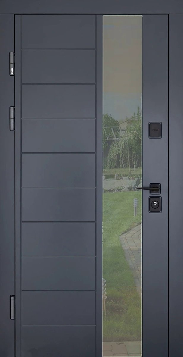Вхідні двері Abwehr серія Cottage модель Ufo 367 біла, 2050*860, Ліве