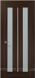 Міжкімнатні двері Папа Карло Millenium ML 45AL, Ясен шоколадний, Сатин білий, Ясен шоколадний