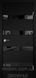 Межкомнатные двери Korfad модель Glass Loft Plato-04, Super PET черный, В цвет полотна