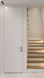 Дверной блок скрытого монтажа с итальянской фурнитурой и алюминиевым торцом, Под покраску