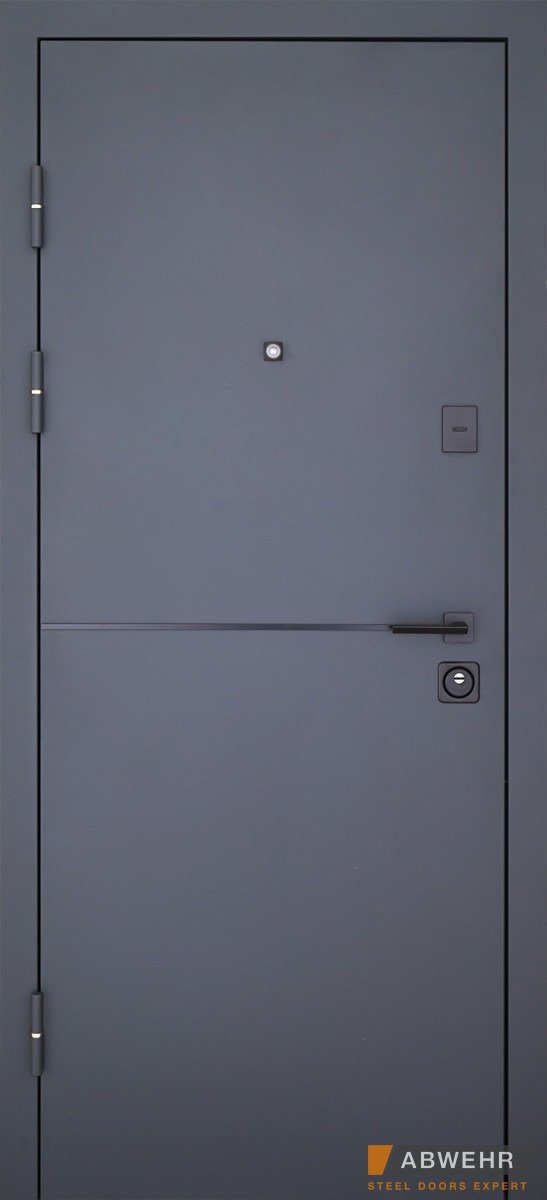 Вхідні двері Abwehr серія Defender модель Solid 76, 2050*860, Ліве