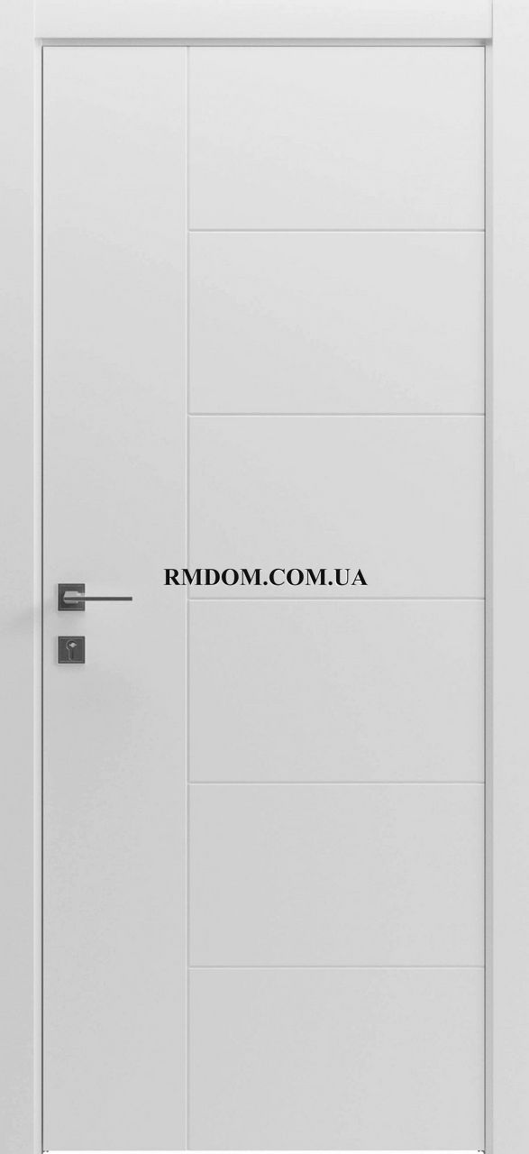 Міжкімнатні двері Rodos колекція Grand модель Paint 3, Білий, Білий