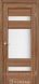 Міжкімнатні двері Korfad модель Parma PM-01, Дуб браш, Сатин білий, Дуб браш