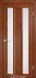 Міжкімнатні двері Darumi модель Selesta, Горіх роял, Сатин білий, У колір полотна, Горіх роял