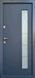 Вхідні двері Форт серія Стандарт модель Метал/МДФ Склопакет, 2050*860, Ліве