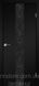 Межкомнатные двери Korfad модель Glass Loft Plato-03, Super PET черный, В цвет полотна