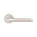 Дверна ручка Linde модель А-1209, Матовий нікель, Полірований хром