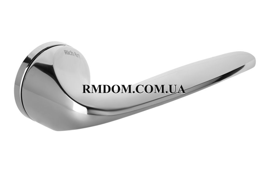 Дверна ручка Rich-Art Ронда 439 R77 (тонка розетка), Хром, У колір ручки