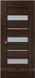 Міжкімнатні двері Папа Карло Millenium ML 42AL, Ясен шоколадний, Сатин білий, Ясен шоколадний