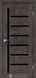 Міжкімнатні двері Korfad колекція Valentino deluxe модель VLD-01, Лофт бетон, Чорний, Лофт бетон