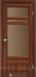 Міжкімнатні двері Korfad колекція Tivoli модель TV-04, Горіх, Бронзовий, Горіх