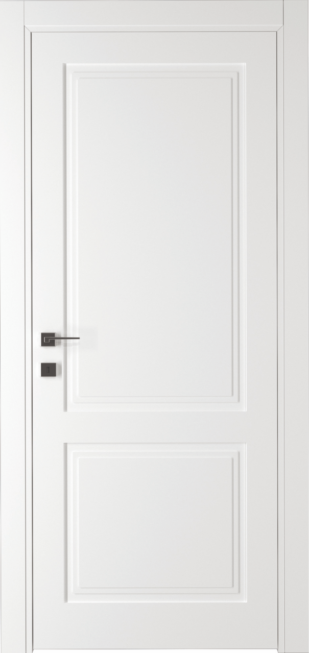 Міжкімнатні двері Dooris колекція Neo Classic модель NC02, Сніжнобілий, У колір полотна