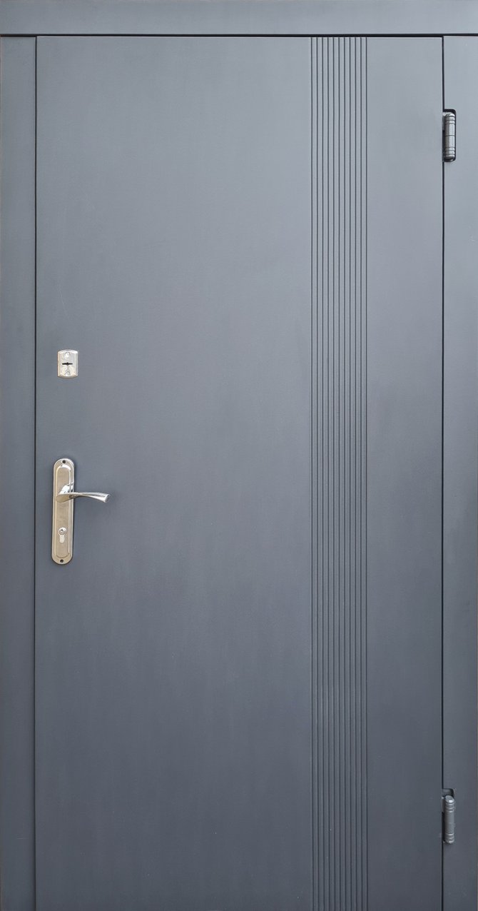 Вхідні двері Форт серія Економ модель Стиль, 2050*860, Праве