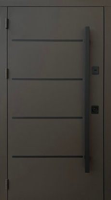 Вхідні двері Qdoors Стріт 3К Горизонт вулиця, 2050*850, Ліве